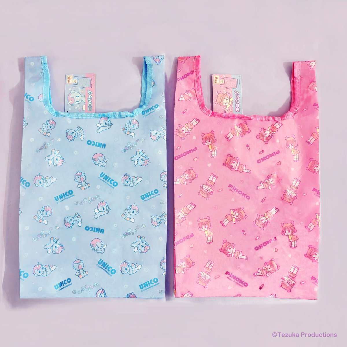 手塚治虫ワールド ユニコとピノコ キャンドゥ新商品 エコバッグ