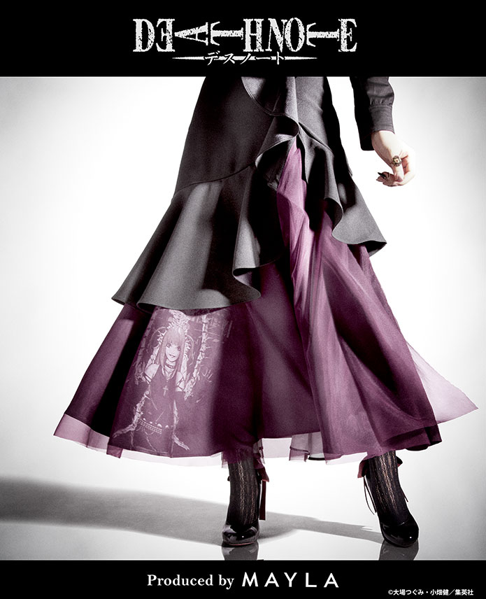 「DEATH NOTE × MAYLA」アイコニック スカート