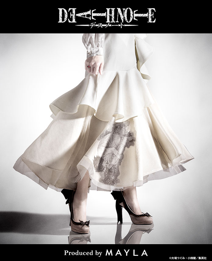 「DEATH NOTE × MAYLA」アイコニック スカート