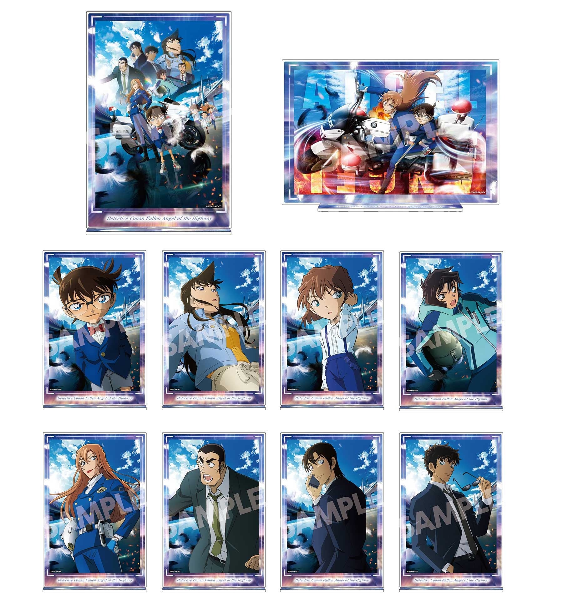 劇場版『名探偵コナン ハイウェイの堕天使』アクリルアートスタンド 全10種