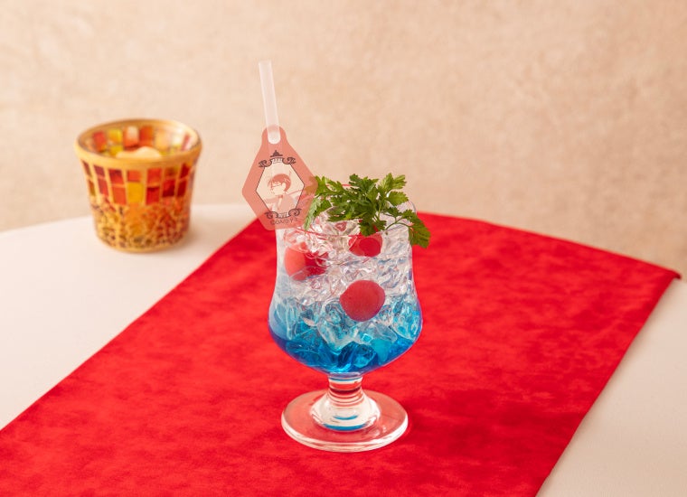 名探偵コナンカフェ 江戸川コナンのブルーチェリードリンク