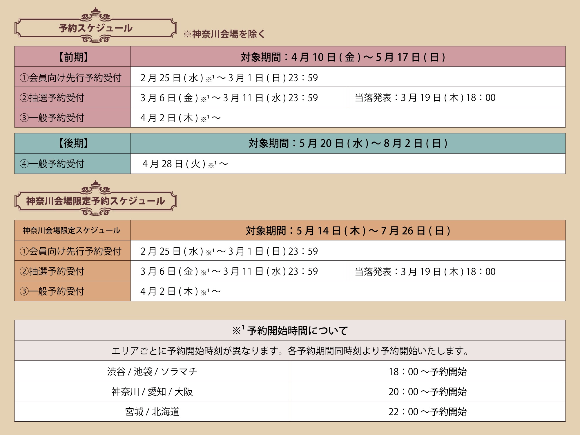名探偵コナンカフェ 予約スケジュール