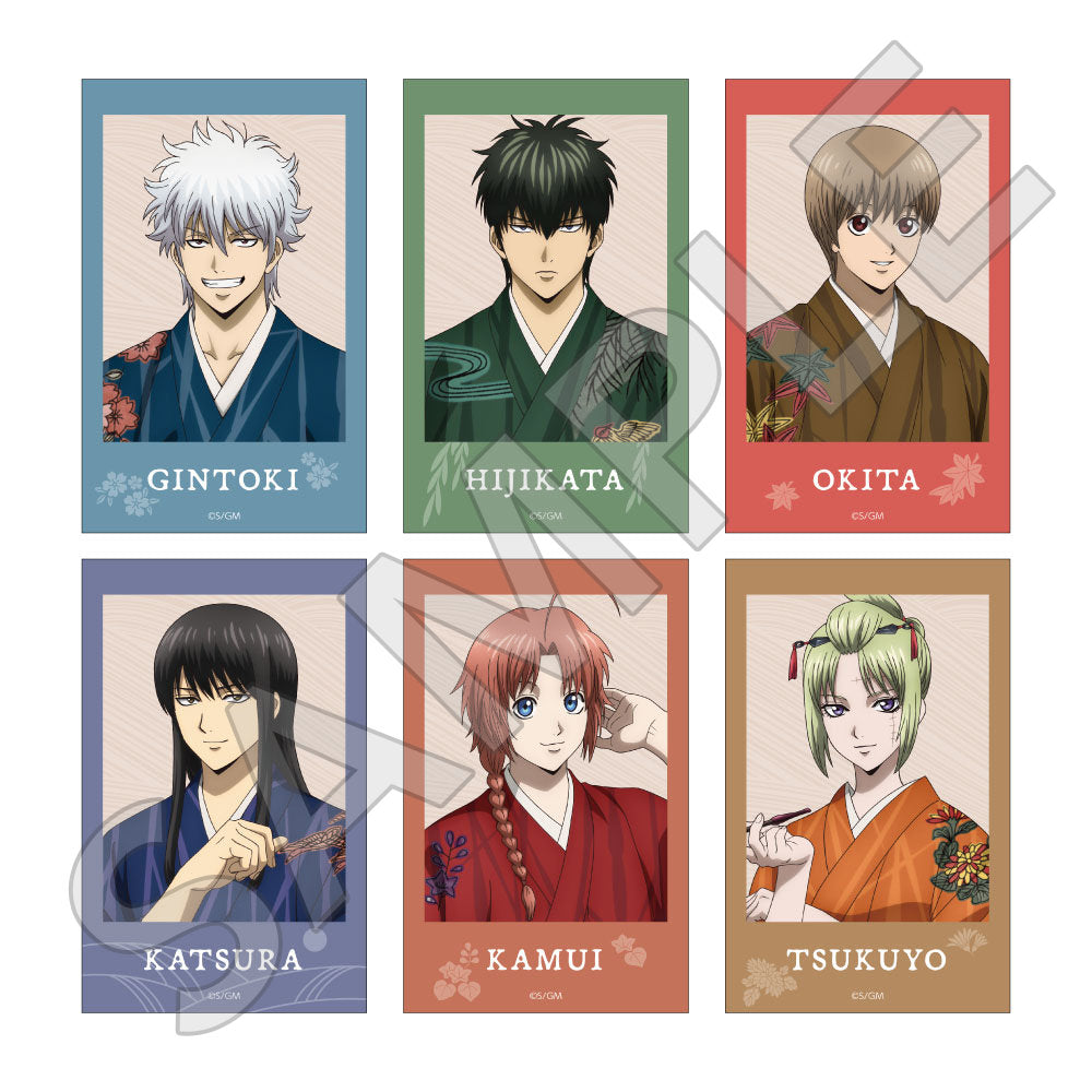 新劇場版 銀魂 トレーディングミニフォトカード 着物ver. 全6種