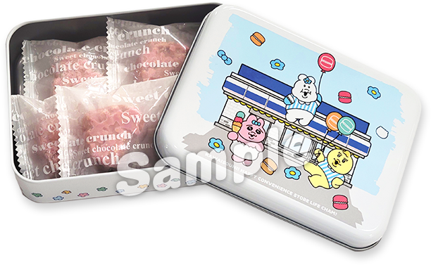 「おぱんちゅうさぎ×ローソン」ハート型いちごチョコレートクランチ