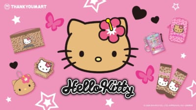 ハローキティ 平成ギャルモチーフ限定アイテム メインビジュアル