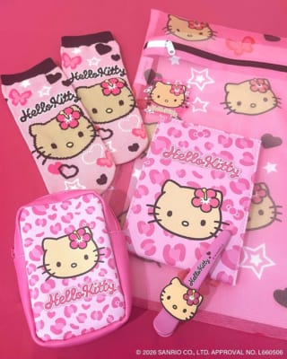 ハローキティ 平成ギャルモチーフ ピックアップ商品 ソックス 洗濯ネット ミラー