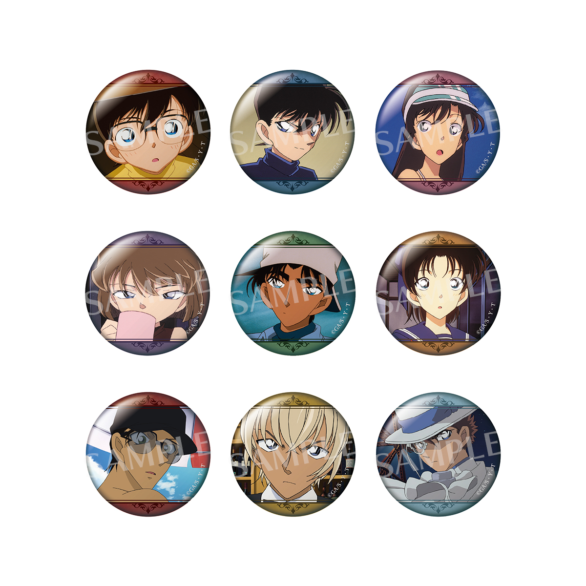 TVアニメ『名探偵コナン』×「MAYLA」アイコニック トレーディング 缶バッジ