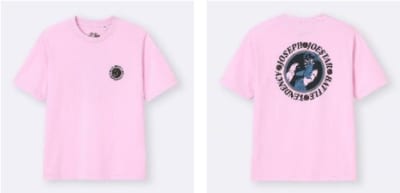 ジョジョの奇妙な冒険×GU グラフィックTシャツ ジョセフ・ジョースター 戦闘潮流