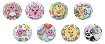 「可哀想に！メルヘンランド」かがやき缶バッジ全8種