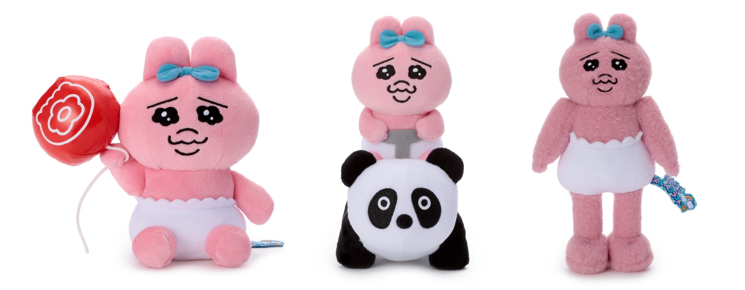 「可哀想に！メルヘンランド」ぬいぐるみ全3種 おぱんちゅうさぎ