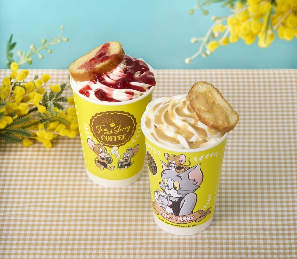 「トムとジェリー×タリーズコーヒー」コラボが2月18日より開催！”ふたりでひとつ”をテーマにしたPB&Jモチーフのドリンク＆グッズが登場