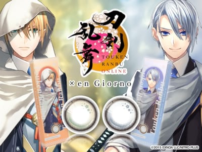 『刀剣乱舞』×カラコンブランド「アンジョルノ」