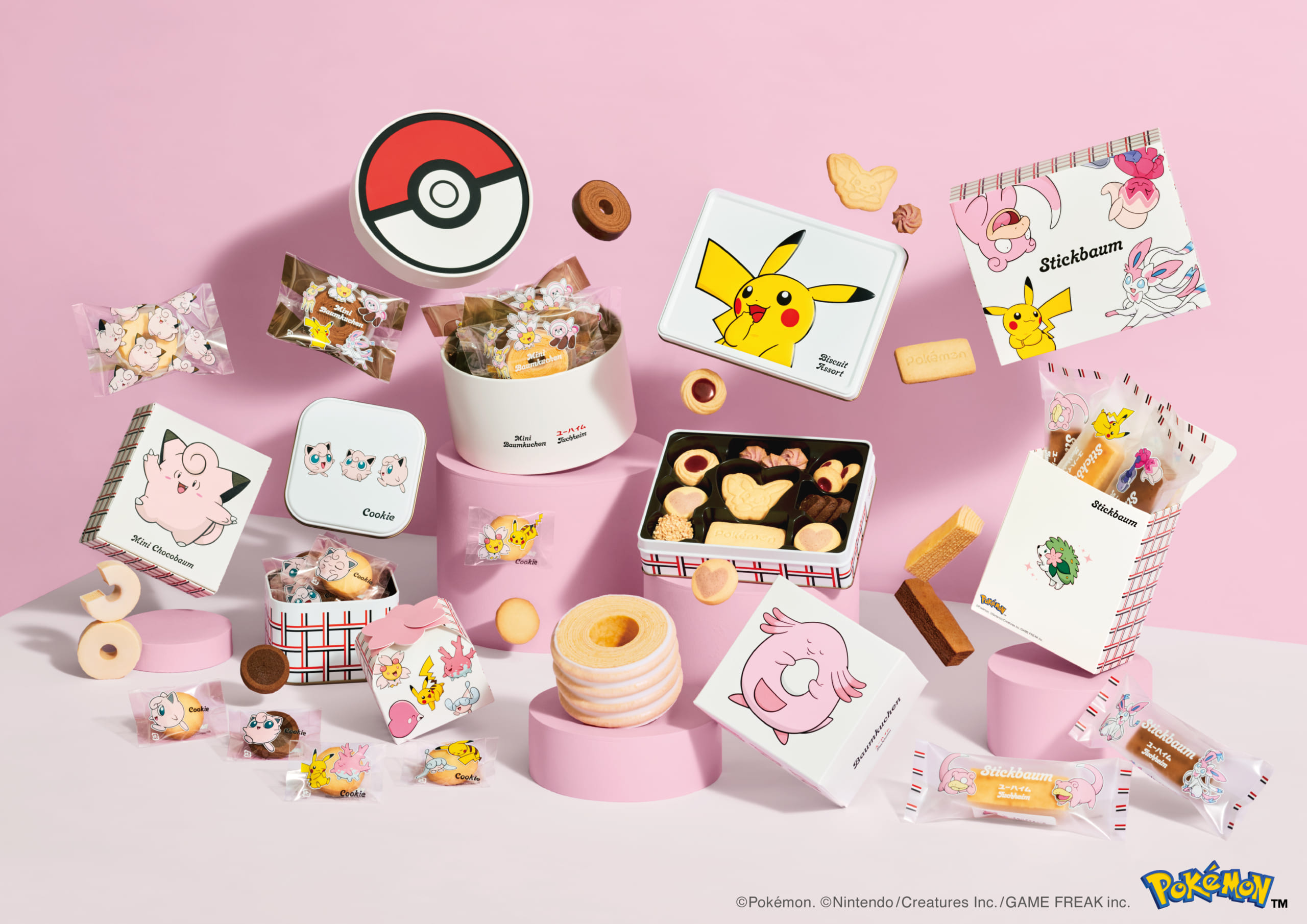 「ポケモン×ユーハイム」コラボ商品「ユーハイムスプリング」発売決定！ピンク色のポケモン14匹が春を彩るスイーツコレクション