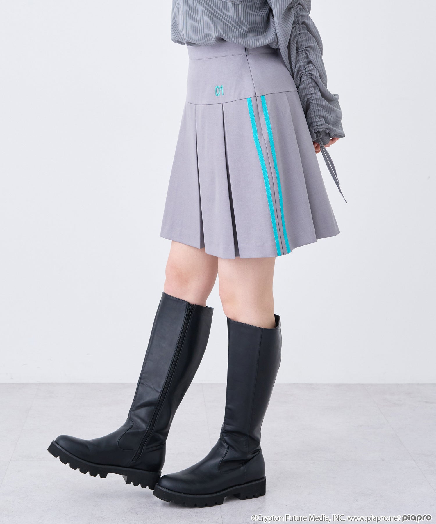 初音ミクモデル ミニスカパン ディテール