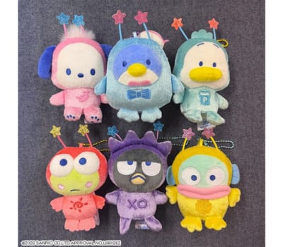 「ヴィレッジヴァンガード×サンリオ」はぴだんぶいマスコット