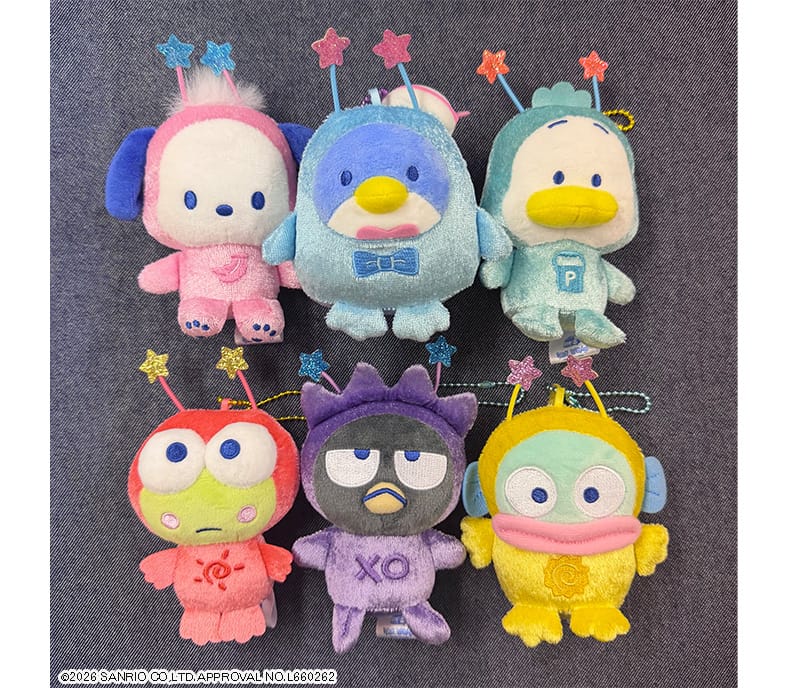 「ヴィレッジヴァンガード×サンリオ」はぴだんぶいマスコット