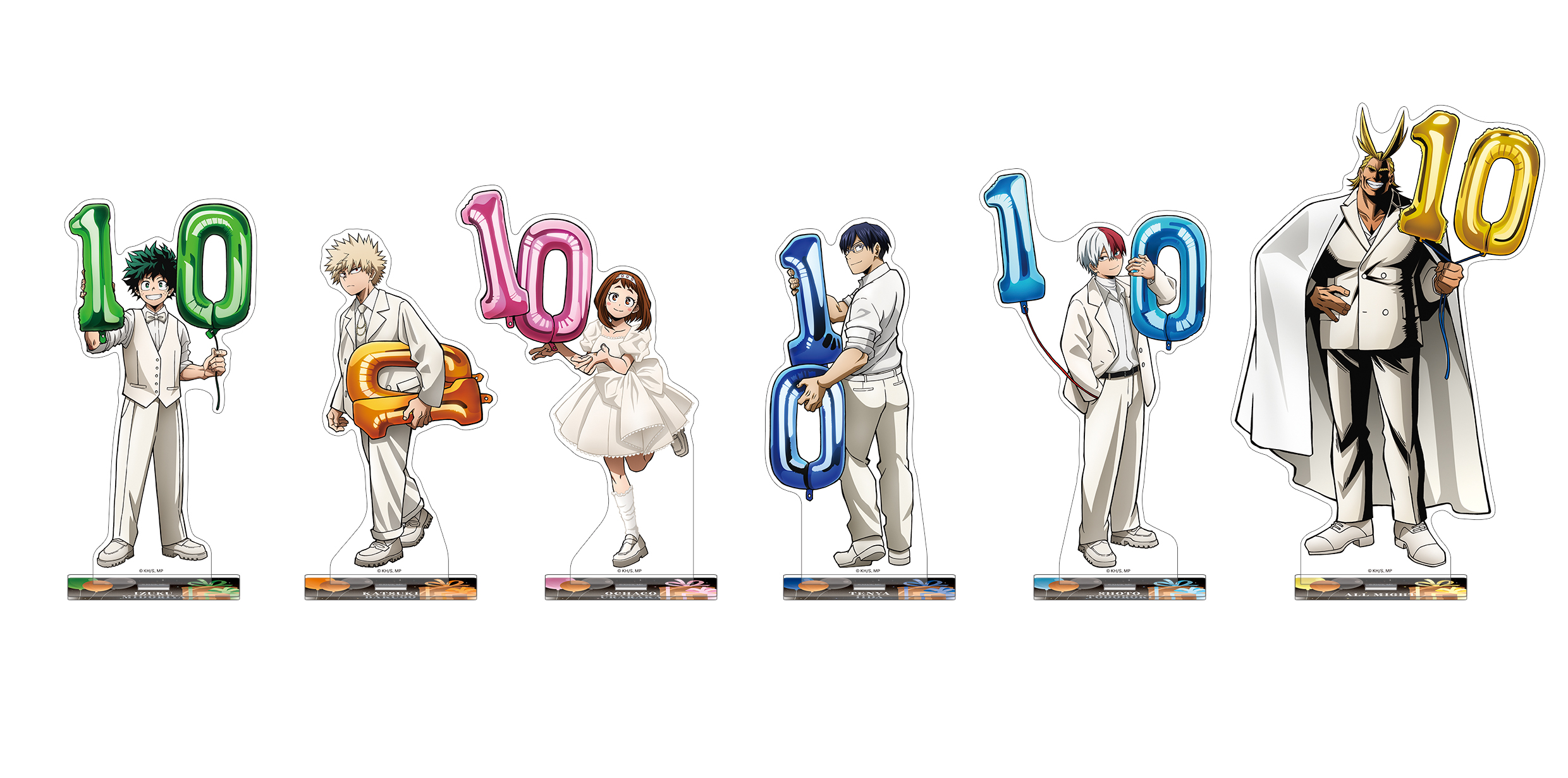 「ヒロアカ×アニメイト」アクリルスタンド