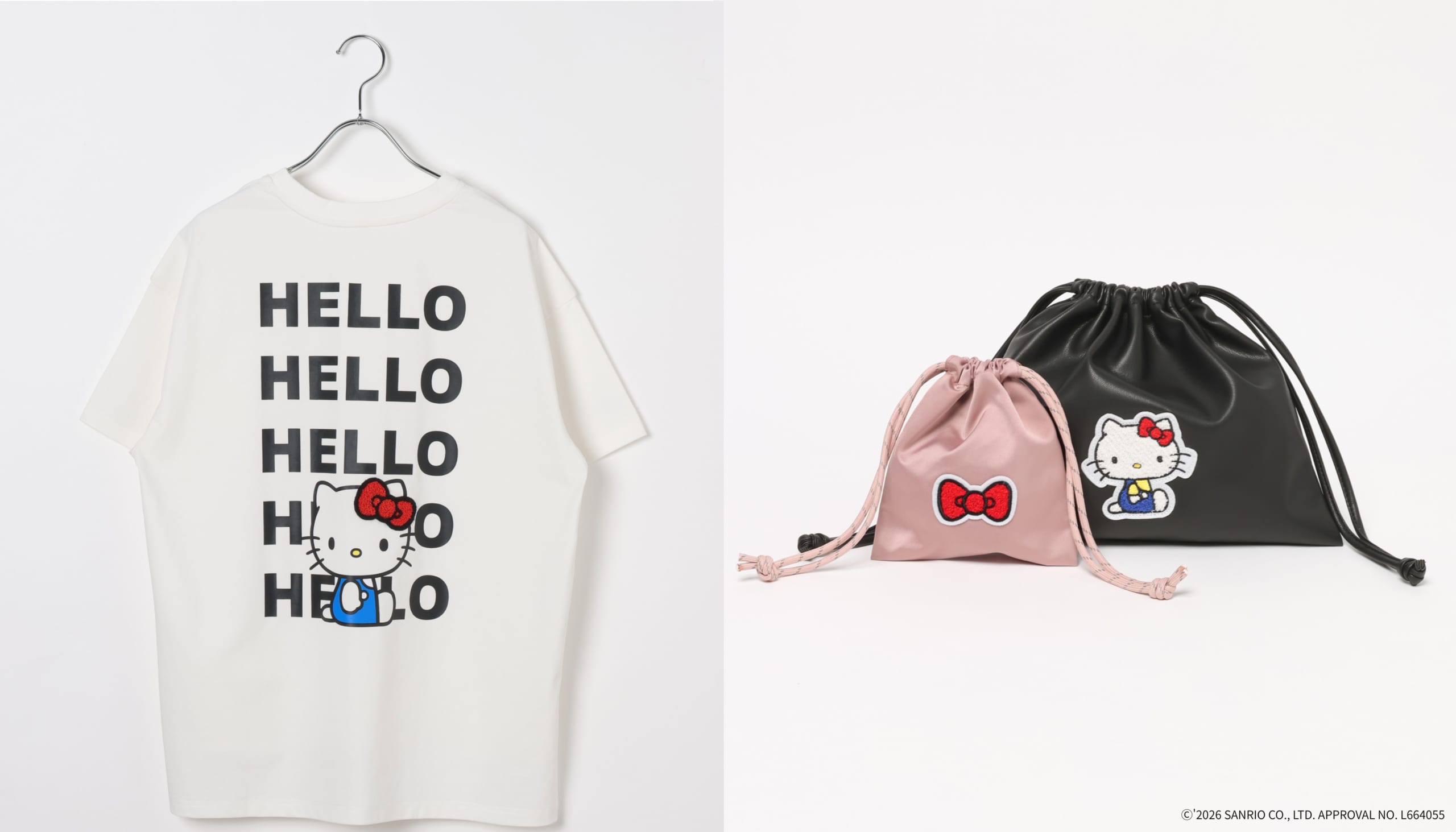 「サンリオ×and ST」Elura×ハローキティ