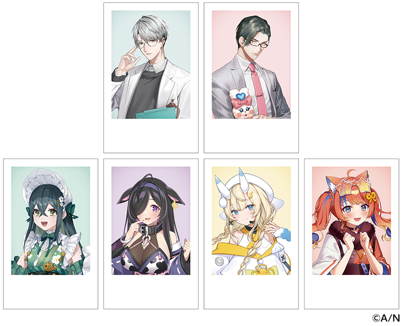 「にじさんじ 8th Anniversary フェア in animate」ランダムチェキ風カード