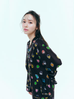 「たまごっち×SNIDEL HOME」開襟シャツ