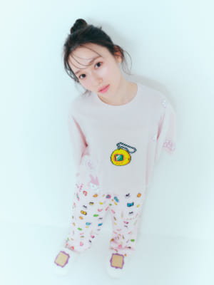 「たまごっち×SNIDEL HOME」開襟シャツ/ロングパンツ