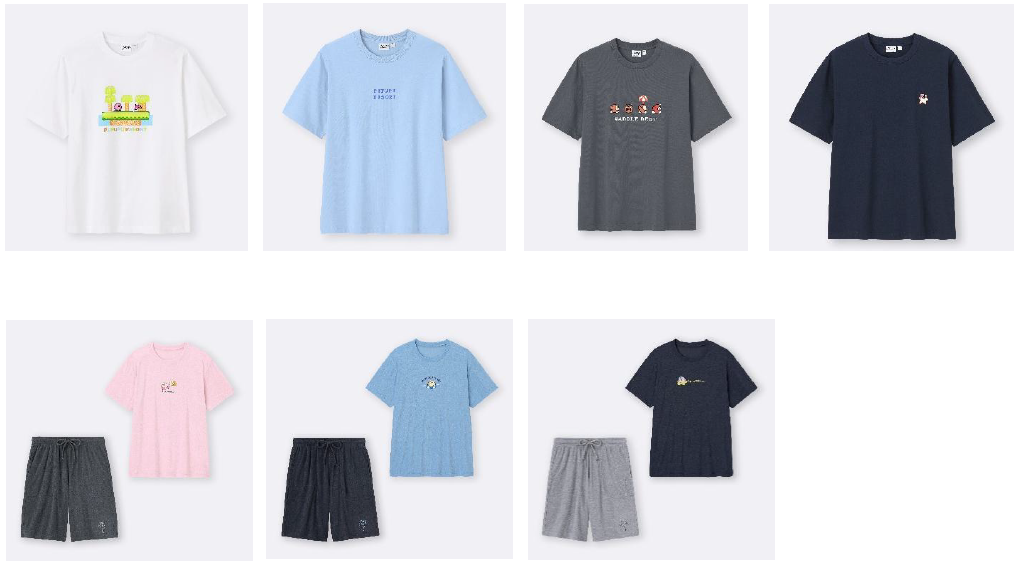 「星のカービィ×ジーユー」コラボ商品（メンズ）