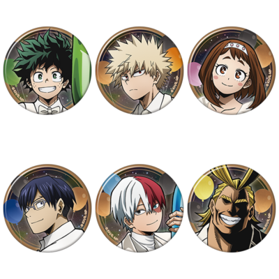 「ヒロアカ×アニメイト」オーロラキャラバッジコレクション