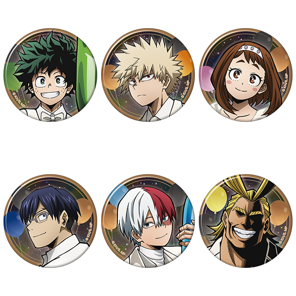 「ヒロアカ×アニメイト」オーロラキャラバッジコレクション