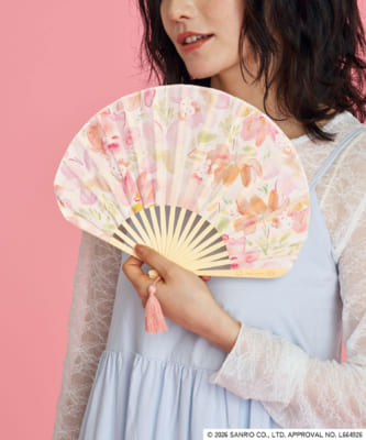 「サンリオキャラクターズ×Wpc.」ギフトボックス入り扇子