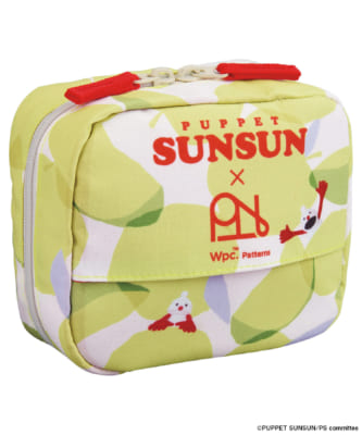 『パペットスンスン』× Wpc. はっ水スクエアポーチ