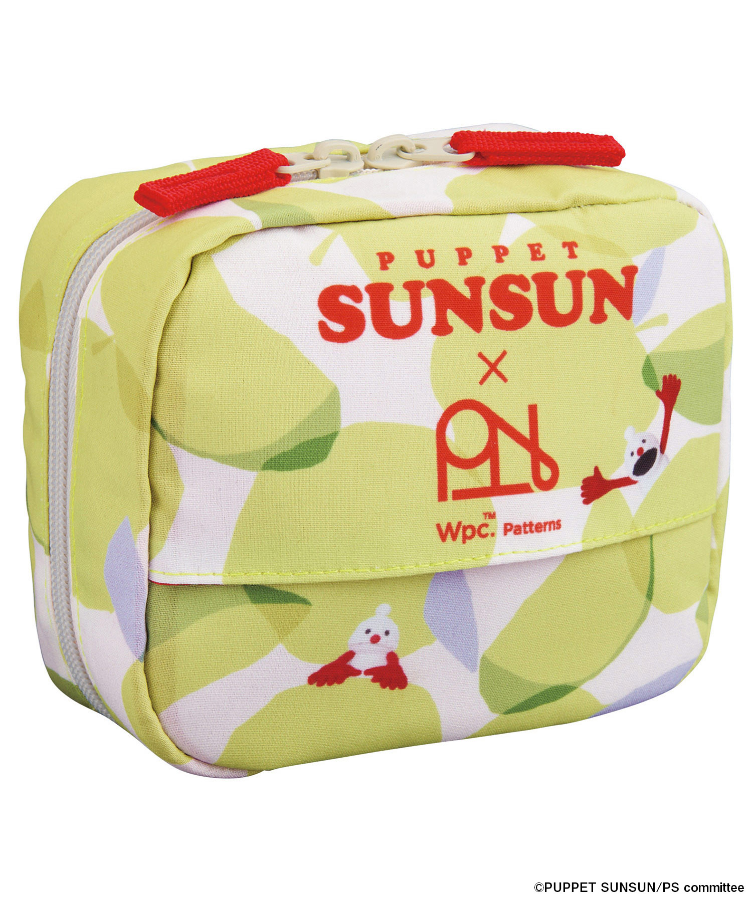 『パペットスンスン』× Wpc. はっ水スクエアポーチ