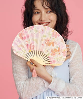 「サンリオキャラクターズ×Wpc.」ギフトボックス入り扇子