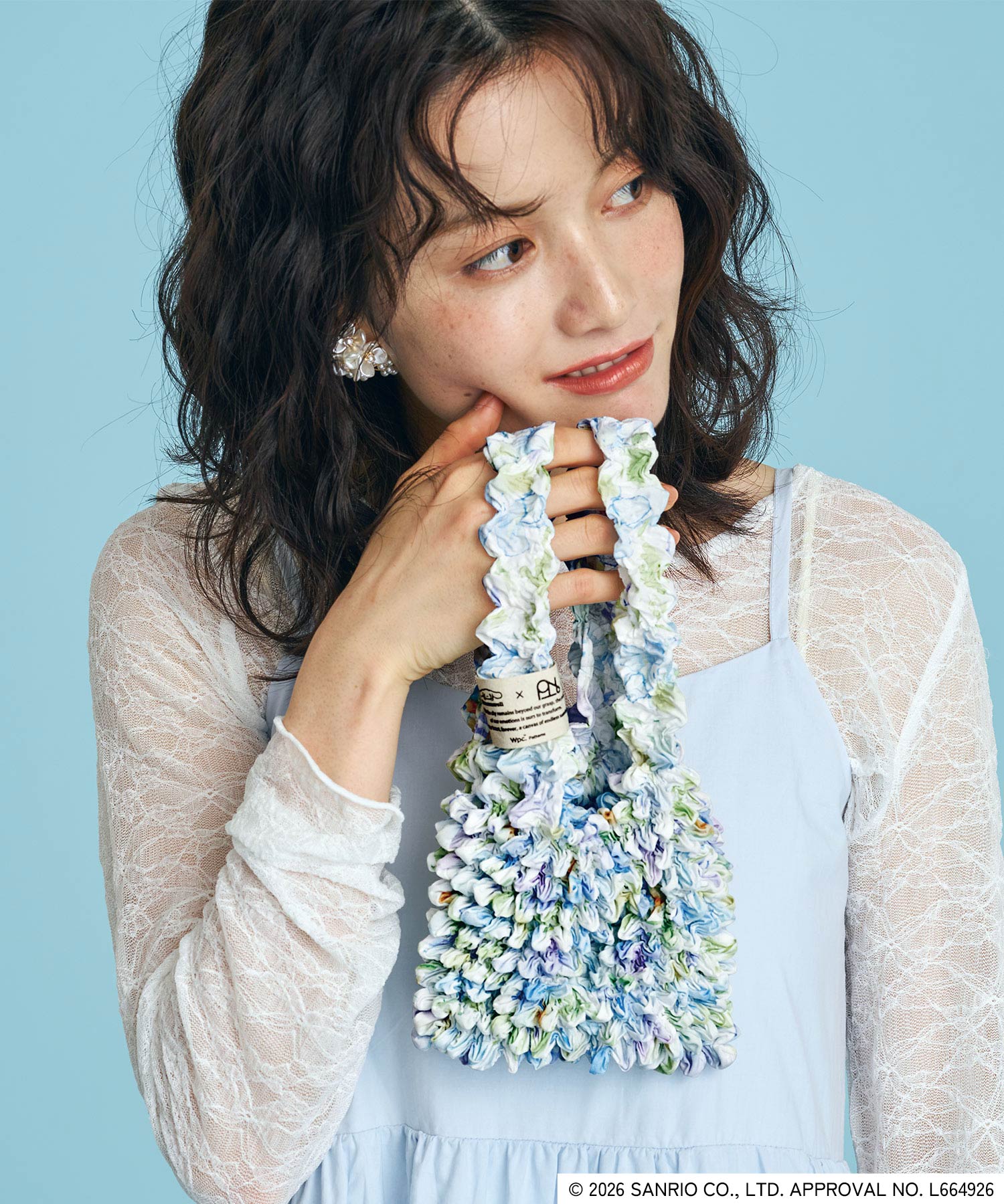 「サンリオキャラクターズ×Wpc.」しぼりバッグ