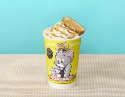 「トムとジェリー×タリーズコーヒー」さくさくラスクのピーナッツバターラテ