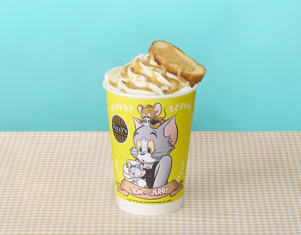 「トムとジェリー×タリーズコーヒー」さくさくラスクのピーナッツバターラテ