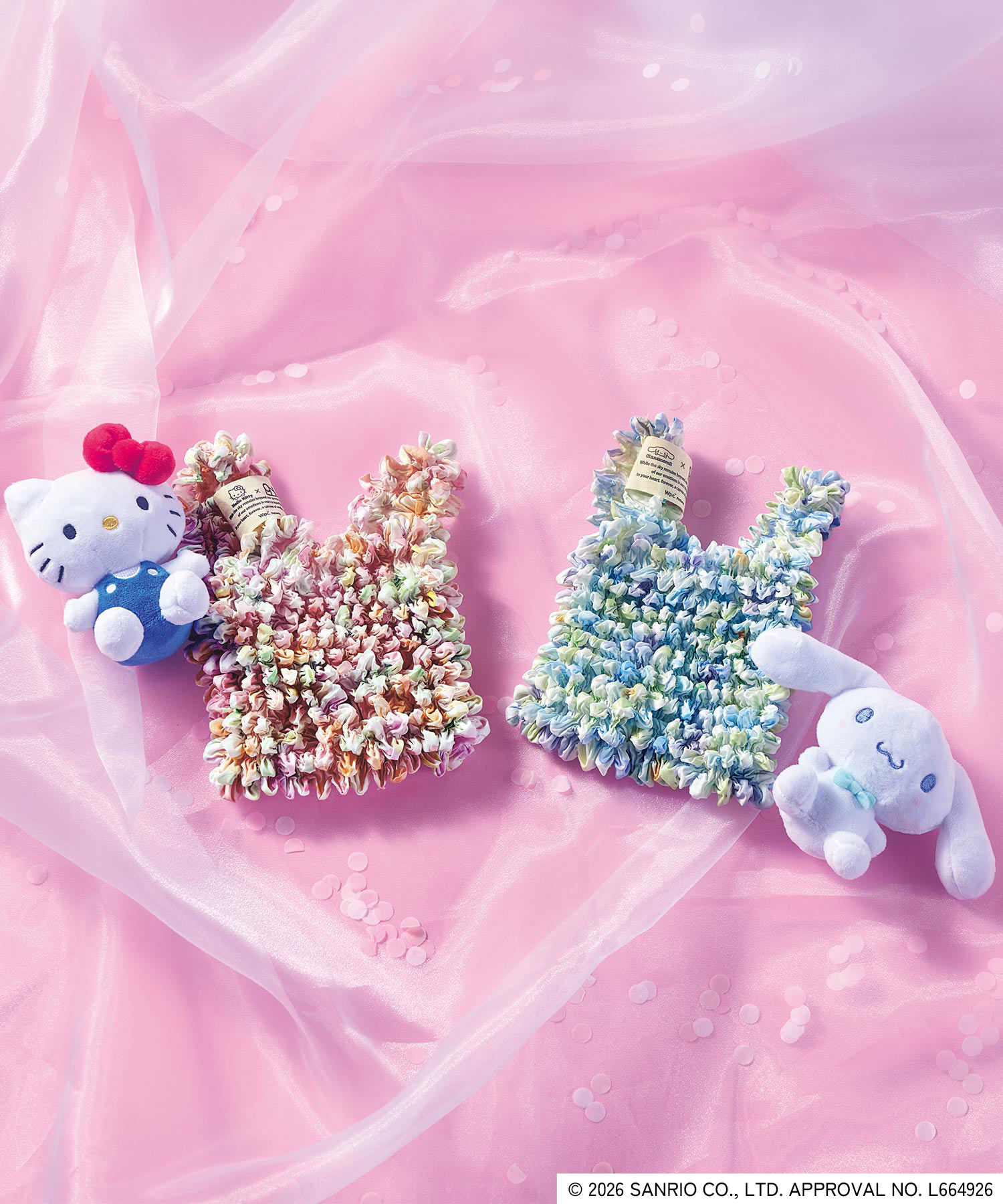 「サンリオキャラクターズ×Wpc.」しぼりバッグ