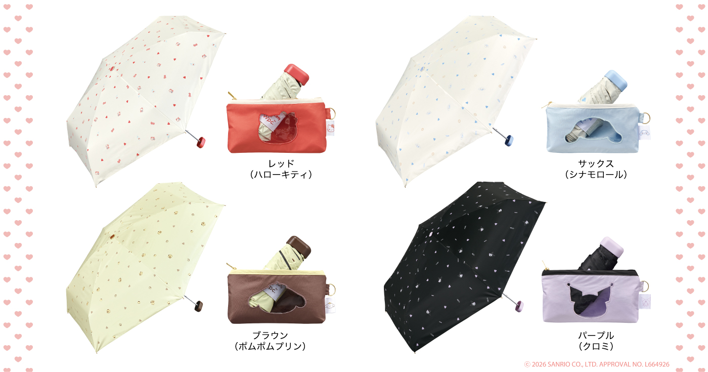 「サンリオキャラクターズ×Wpc.」遮光キャラフレンズミニ