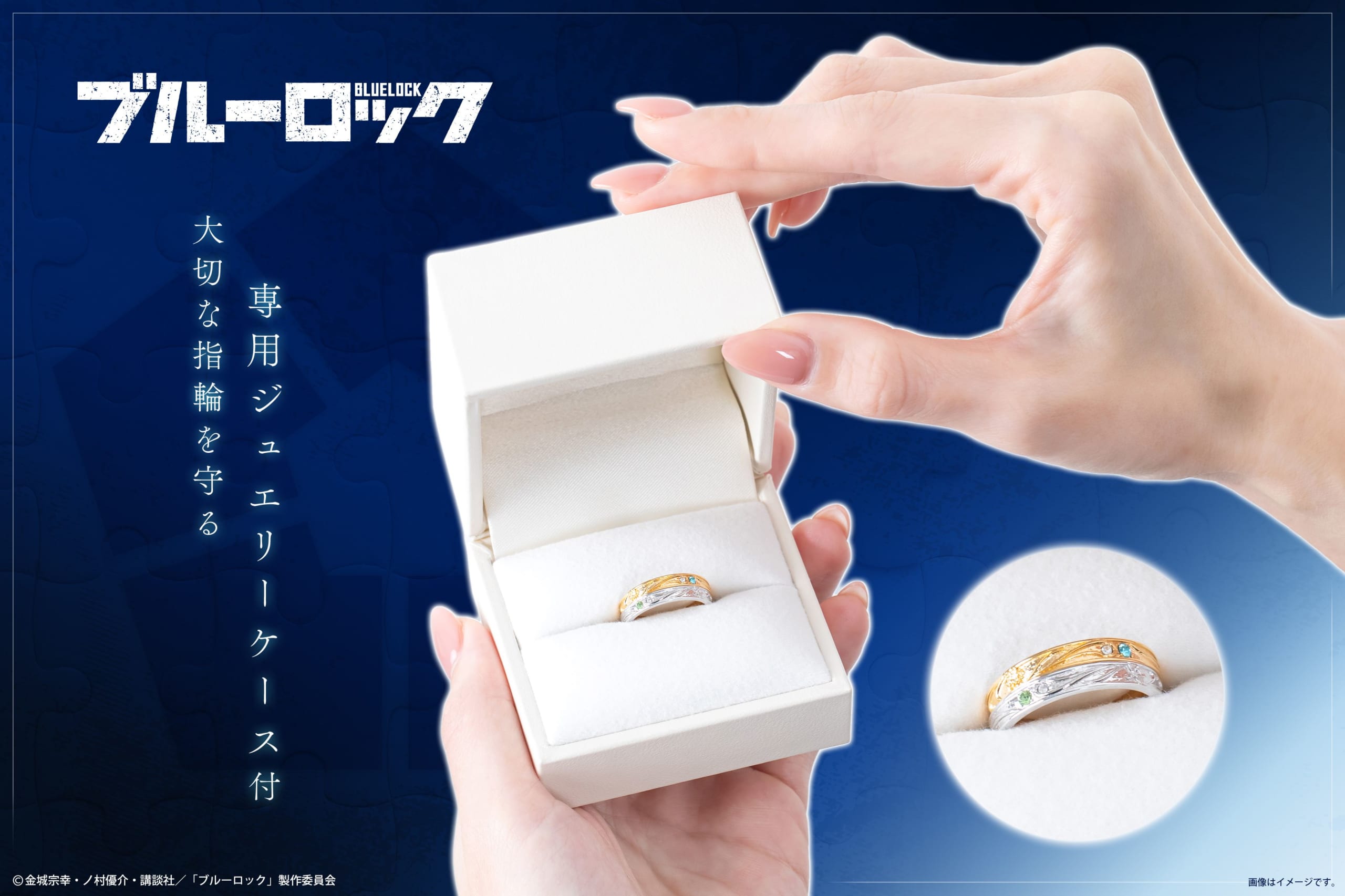 TVアニメ『ブルーロック』バースデーフラワージュエリーボックスイメージ