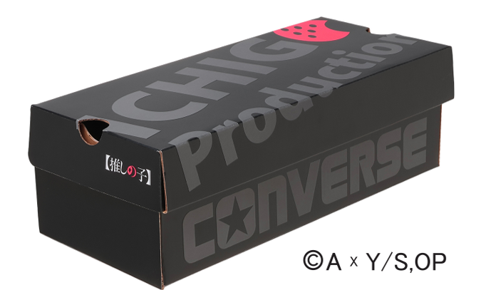「【推しの子】×CONVERSE」苺プロスタッフモデル専用BOX