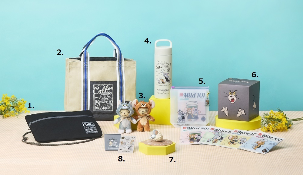 「トムとジェリー×タリーズコーヒー」店頭販売グッズ