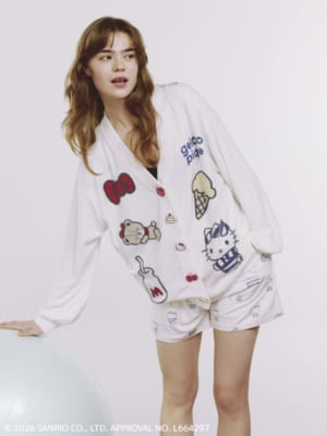 「サンリオキャラクターズ×ジェラート」スムーズィーカーディガン