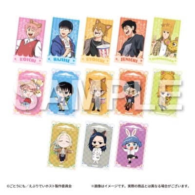 「『えぶりでいホスト』POP UP SHOP in TOWER RECORDS」トレーディングミニフォト風カード