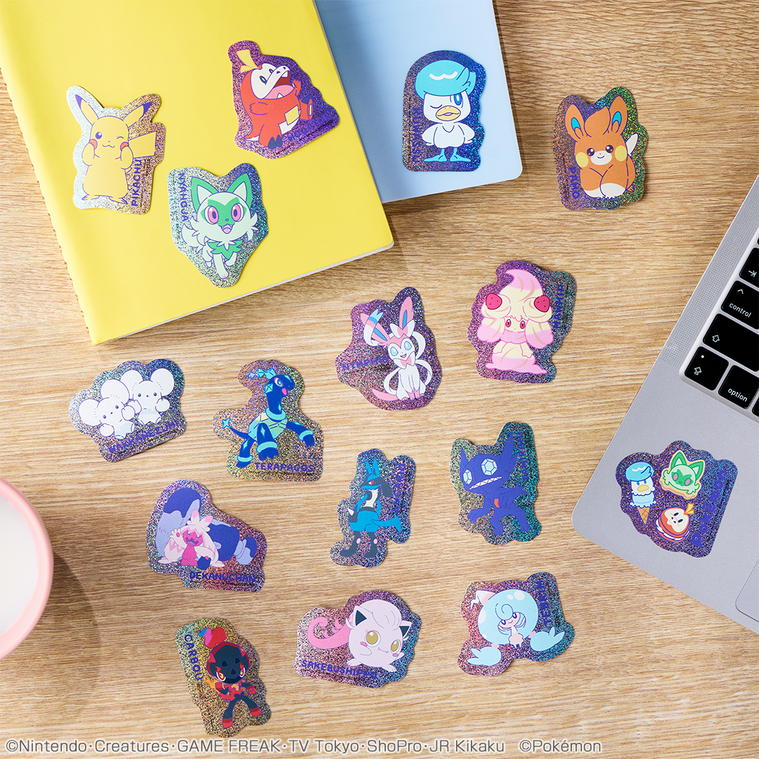 「Pokémon Fancy Time キャンペーン in namco」きらきらステッカー