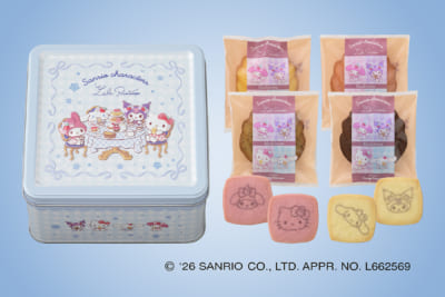 「サンリオキャラクターズ×銀座コージーコーナー」＜サンリオキャラクターズ＞ティータイム缶
