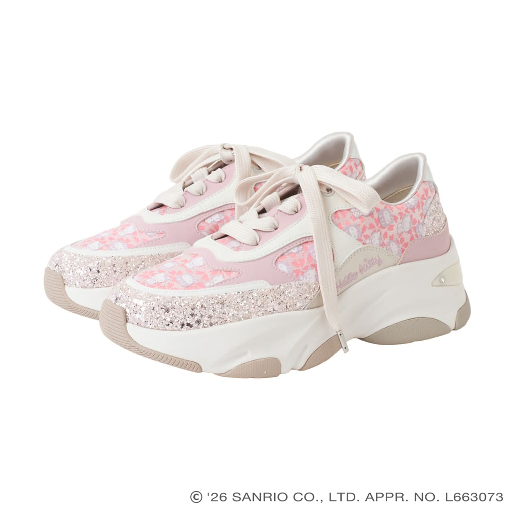 「サンリオ×DIANA」西陣織ダッドスニーカー