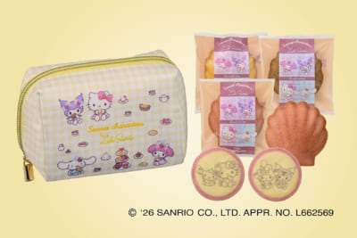 「サンリオキャラクターズ×銀座コージーコーナー」＜サンリオキャラクターズ＞ティータイムポーチ