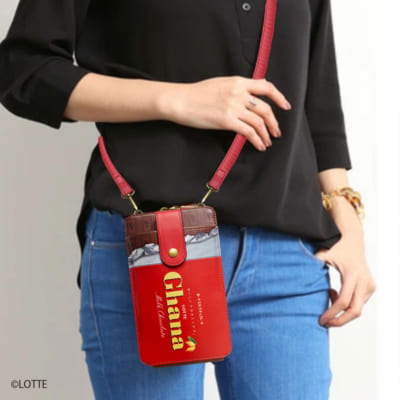 ロッテ「ガーナチョコレート」限定プライズ ガーナ チャーム付きスマホショルダーポーチ vol.3