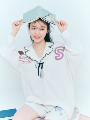 「たまごっち×SNIDEL HOME」ニットパーカー