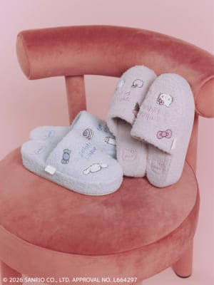 「サンリオキャラクターズ×ジェラート」ルームシューズ