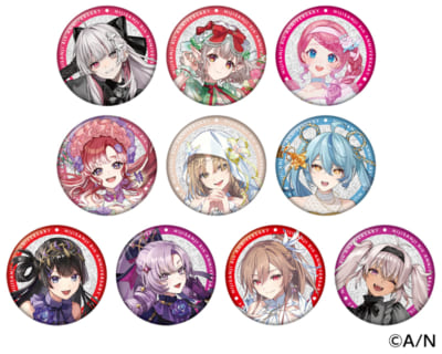 「にじさんじ 8th Anniversary フェア in animate」ランダムグリッター缶バッジ